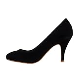 Produkt-Bild: Damen Schuhe, PUMPS, IN VELOUR LEDER OPTIK, F1-18, Synthetik in hochwertiger Velour Leder Optik