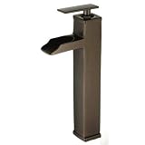 Belle Foret BFL200ORB Mainz Single Handle Waterfall Bathroom Faucet in Oil Rubbed Bronze BFL200ORB