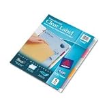 Avery(R) Index Maker(R) Translucent Dividers With Multicolor Labels, 5-Tab