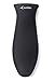 Crucible Cookware Silicone Hot Handle Holders (Large, Black)