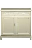 Two-door Cabinet With Wood Doors