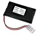Tenergy 9.6V 2000mAh NiMH High Capacity Battery Pack for RC Car, Robots, Security