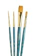 Princeton Brush G/Taklon Rnd 3, Liner 1, Shader 4, Wash 1/2