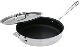 All-Clad Stainless 3-Quart Nonstick Saute Pan with Loop