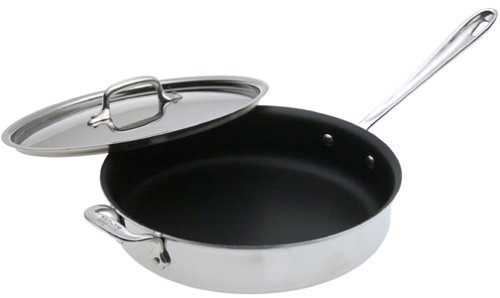 All-Clad Stainless 3-Quart Nonstick Sauté Pan with Loop