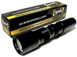 Opteka 500mm f/8 Preset Telephoto Lens for Minolta MD SLR Cameras