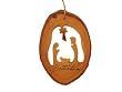 Olive Wood Nativity Christmas Tree Ornament