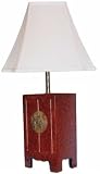 Ningbo Wedding Cabinet Table Lamp - Burl Faux Finish