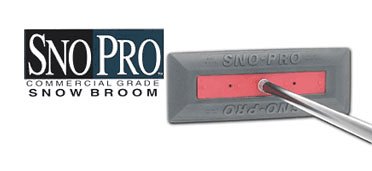 Sno Pro Commercial Grade Snow Broom with Heavy Duty Fixed 48 handle