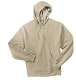 District Threads - Pigment-Dyed Pullover Hooded Sweatshirt Sandstone-2XL