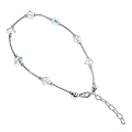 Clear Swarovski Crystal Ankle Bracelet 9