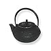 Black Hobnail Cast Iron Teapot with Trivet, 40 Oz Capacity