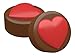 SpinningLeaf Big Heart Sandwich Cookie Chocolate Candy Mold