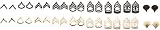 Military Authentic USA Made Rank Insignia Pins Set