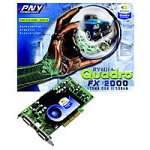 PNY QUADRO FX 2000 128 MB DDR AGP, DVI, TV-Out  Grafikkarte