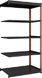 ＴＲＵＳＣＯ　軽量ボルトレス棚ＴＳＵＦ型　連結タイプ　９００Ｘ６４０ＸＨ１８００　3446441　TSUF10063L5BBK