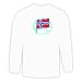 Long Sleeve T-shirt with International, Norwegian, Norway