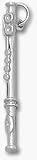Flute Pendant - Sterling Silver Jewelry