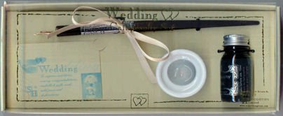 Childrens Toyshop  Toys : Wedding Calligraphy Pen and Ink Gift Set