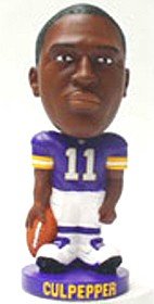 Minnesota Vikings Daunte Culpepper Forever Collectibles Knucklehead Bobble Head (Quantity of 1)