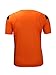 Men's Sport Athletic Active Moisture-wicking Short-sleeve Crew T-shirt Orange X-Large