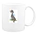 Mug with dog, deerhound, pet, animal, puppy, canine