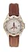 Los Angeles Angels All Star Ladies Black Leather Strap Watch