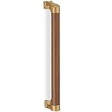 清水 出隅二点手すり 450mm BR-534 アンティークゴールド・ミディアムオーク