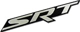 SRT Street Racing Technology Aluminum Emblem Badge Nameplate Logo Decal Rare JDM for Dodge Caliber Magnum Charger Challenger Ram Viper Super Bee Drag Pak Tomahawk Chrysler Crossfire Firepower Nassau 300C Jeep Grand Cherokee SRT 4 6 8 10 ACR Hemi 392