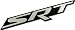 SRT Street Racing Technology Aluminum Emblem Badge Nameplate Logo Decal Rare JDM for Dodge Caliber Magnum Charger Challenger Ram Viper Super Bee Drag Pak Tomahawk Chrysler Crossfire Firepower Nassau 300C Jeep Grand Cherokee SRT 4 6 8 10 ACR Hemi 392