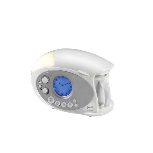 Swan - White Teasmade With Radio