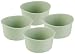 Curvo Stoneware Set of 4 Sage Ramekins 11.5cm x 6.5cm