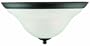 Design House 514976 Drake 2-Light Ceiling Mount, 6.25-Inch by 12.75-Inch, Oil Rubbed Bronze
