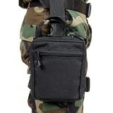 Omega Drop Leg Medical Pouch, Black
