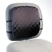 Kensington HalfBack Pad,  Chair Pad for Spine Comfort and Support, in Black (L82021B)
