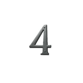 Baldwin 90674.102.CD Solid Brass House Number 4, Oil Rubbed Bronze by Baldwin