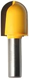 Kempston 204451 Round Nose Bit, 1/2-Inch Shank, 1-Inch Cutting Diameter by 1-1/4-Inch Cutting Length
