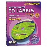 AVERY-DENNISON / AVE98122 / Labels for CD Stomper Pro CD/DVD Labeling System, White Matte, 300/pack / Sold as 1 PK