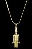 77D Necklace - Gold - B001JSYIIW
