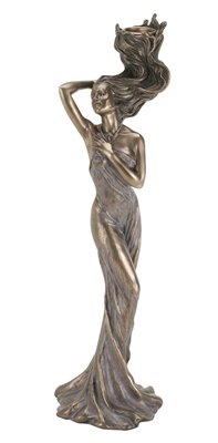Art Nouveau - Renee - Figurine Statue Candle Holder Decoration