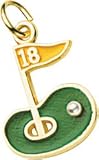 Golf Green Charm by Rembrandt Charms