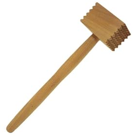 Cherry Wood Meat Tenderizer 12 Inch by chefgadget