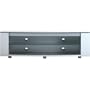 Audio Video Stand with Glass Shelves