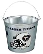 Tennessee Titans Metal 5 Quart Pail - Football Sports Merchandise