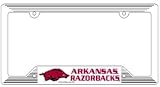 Arkansas Razorbacks NCAA Plastic License Plate Frame