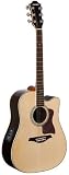 Hohner DR500CE Dreadnaught Acoustic Guitar with Solid Spruce Top with Fishman Classic 4T Electronic System and Built-in Tuner