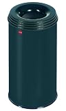 Hailo 0920-422 ProfiLine Safe 20, Flammenl&ouml;schender Abfallsammler, schwarz / schwarz