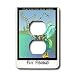 Londons Times Funny Bugs and Slugs Cartoons - Fly Fishing - Light Switch Covers - 2 plug outlet cover