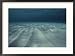 Current-sculpted ripples in the sandy sea floor off of Grand Cayman Scenic Framed Art Poster Print by Bill Curtsinger, 29x21