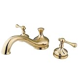 VINTAGE ROMAN TUB FILLER-Polished Brass Finish